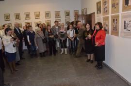 1-М.А. Трубина выступает на открытии выставки о Чижевском