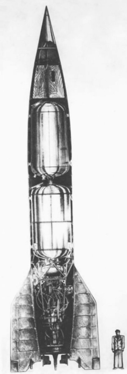 Рисунок ракеты ФАУ-2.