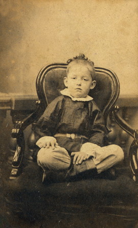 Костя Циолковский в возрасте 5-6 лет