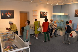 Посетители на выставке